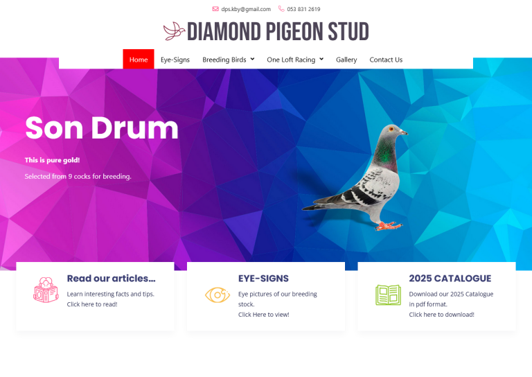 diamondpigeonstud.co.za